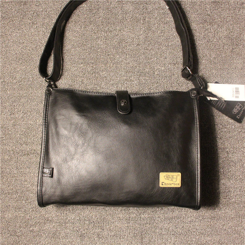 Men's Classy Trendy Simple Business Letter Shoulder Bags