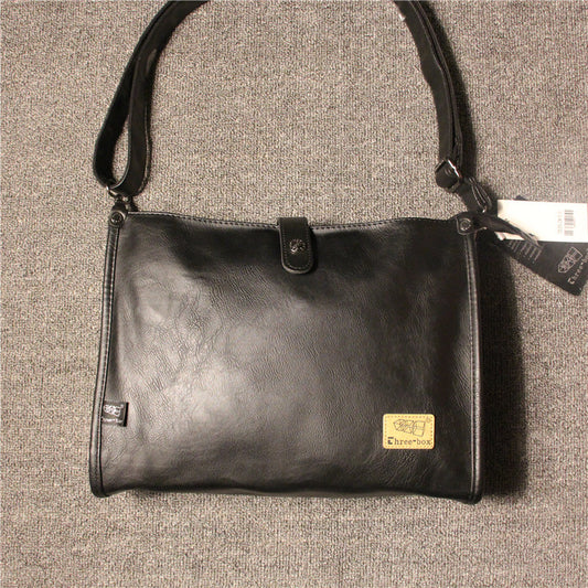 Men's Classy Trendy Simple Business Letter Shoulder Bags