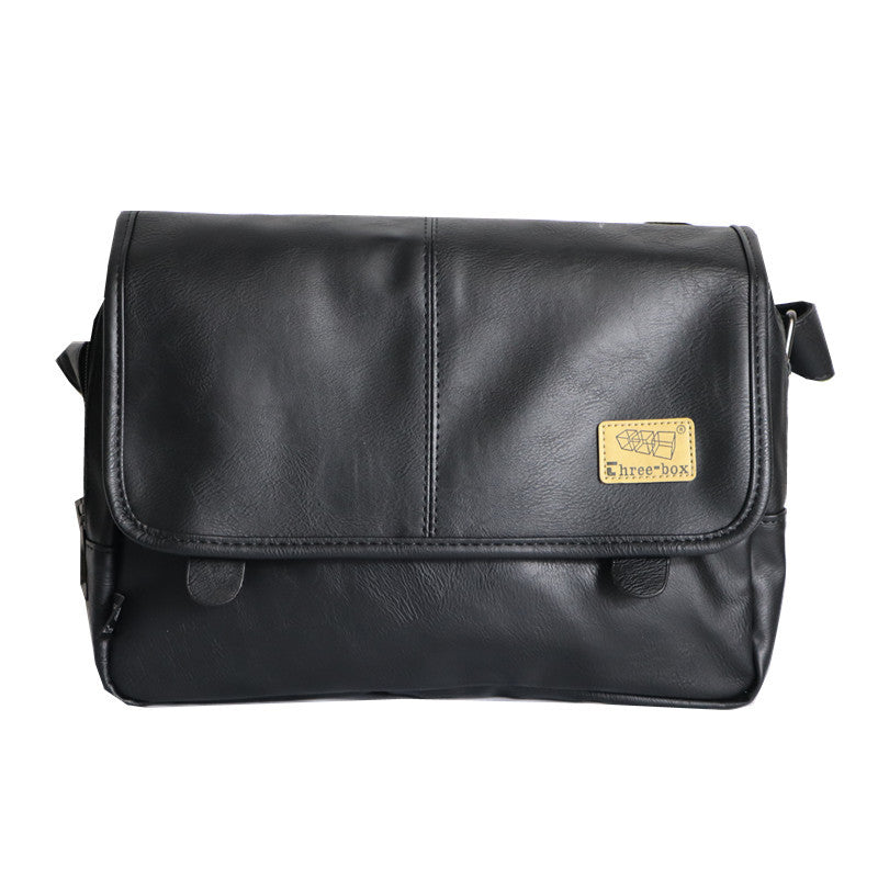 Men's Style Retro Soft Leather Trendy Fashion Men's Shoulder Bags