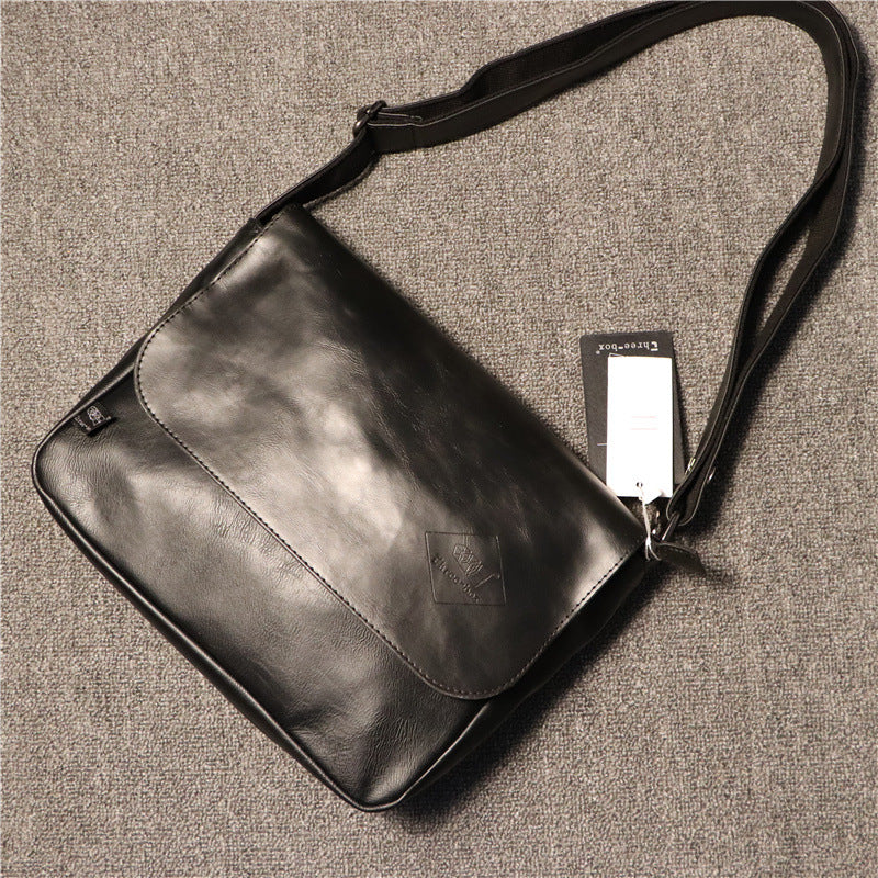 Men's Simplicity One Trendy British Retro Horizontal Bags