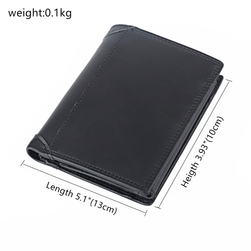 Men's Swiping For Man Vertical Design Men's Wallets
