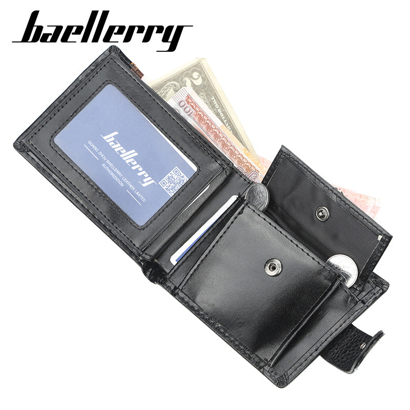 Men's Creative Horizontal Leisure Suction Clasp Men's Wallet