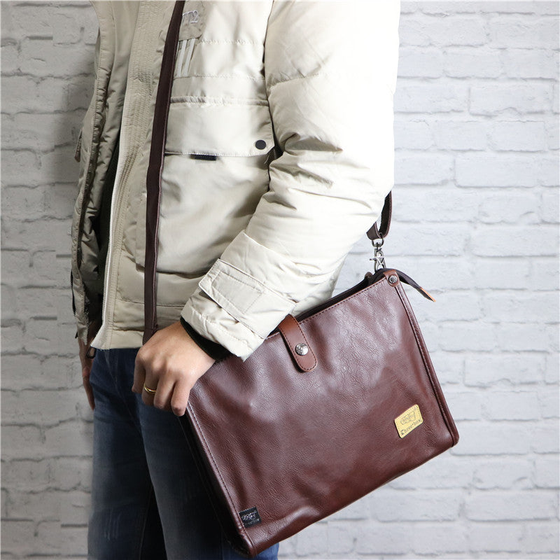 Women's & Men's & Trendy Business Style Retro Men's Shoulder Bags