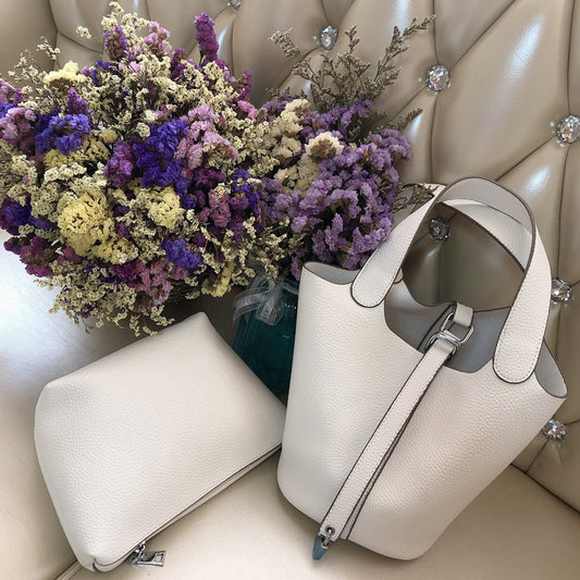 Vegetable Basket Lychee Pattern Female Versatile Handbags