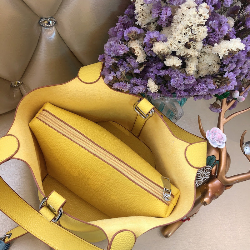 Vegetable Basket Lychee Pattern Female Versatile Handbags