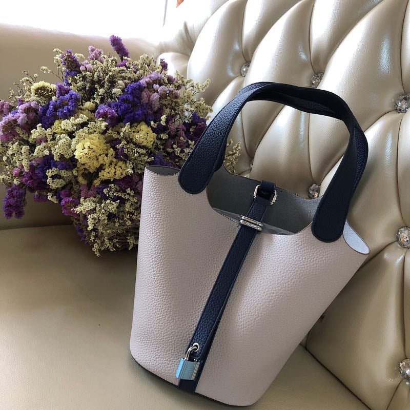 Vegetable Basket Lychee Pattern Female Versatile Handbags