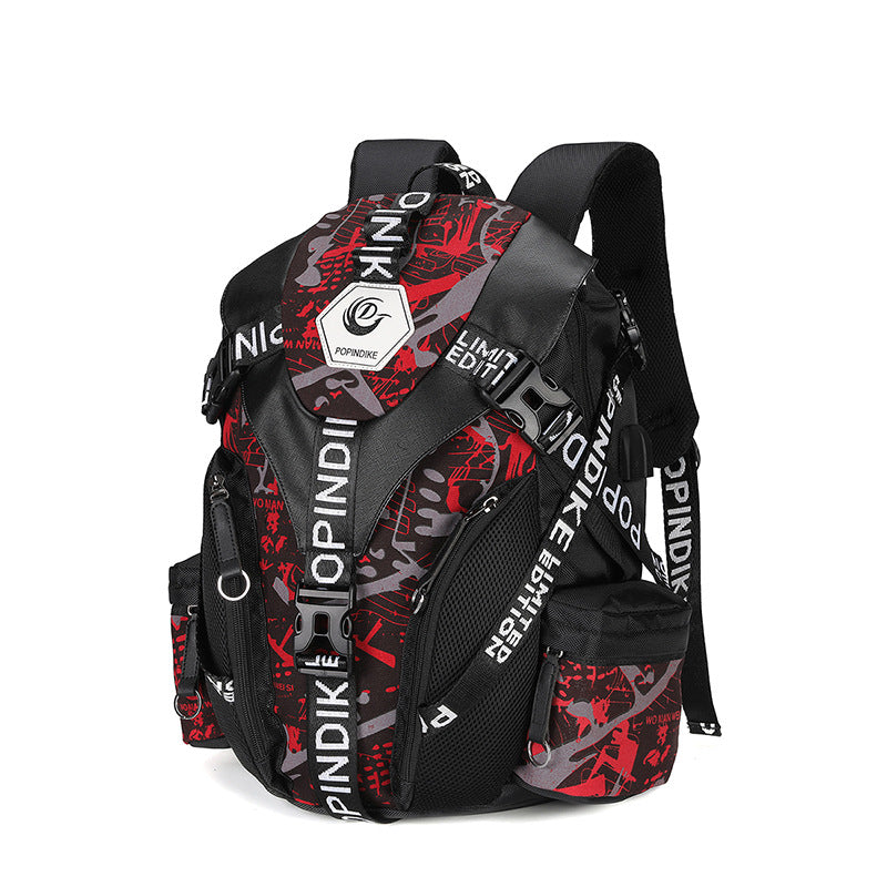 Men's Trendy Beetle Fashion Personality Creative College Backpacks