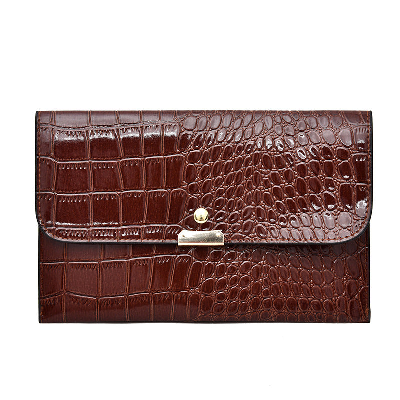 Women's Charming Crocodile Pattern Portable Embossed Shoulder Bags