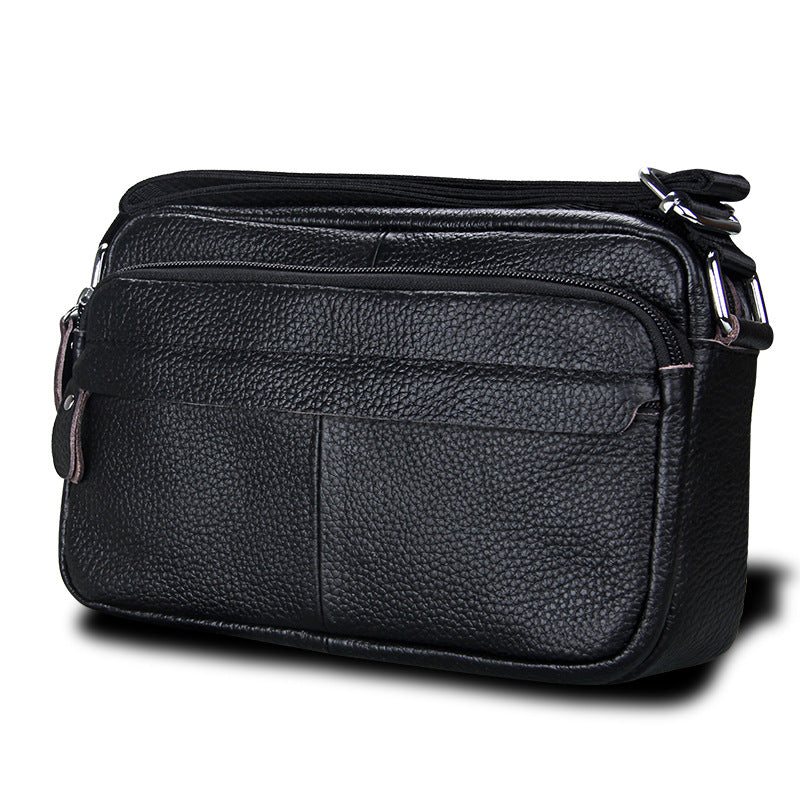 Women's & Men's First Layer Cowhide Korean Mummy Leather Women's Shoulder Bag