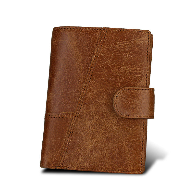 Men's First Layer Cowhide Vintage Fashion Genuine Men's Wallets