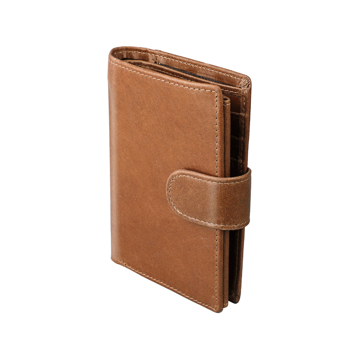 Men's Leather Multiple Slots Vintage Short Men's Wallets