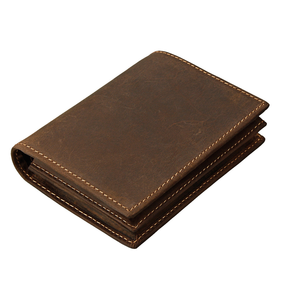 Men's Vintage Cowhide Short First Layer Leather Men's Wallets