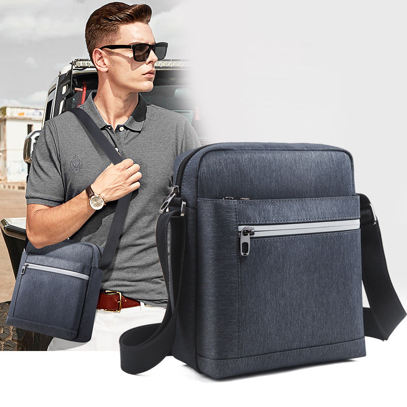 Men's Trendy Fashion Oxford Cloth Vertical Men's Shoulder Bags