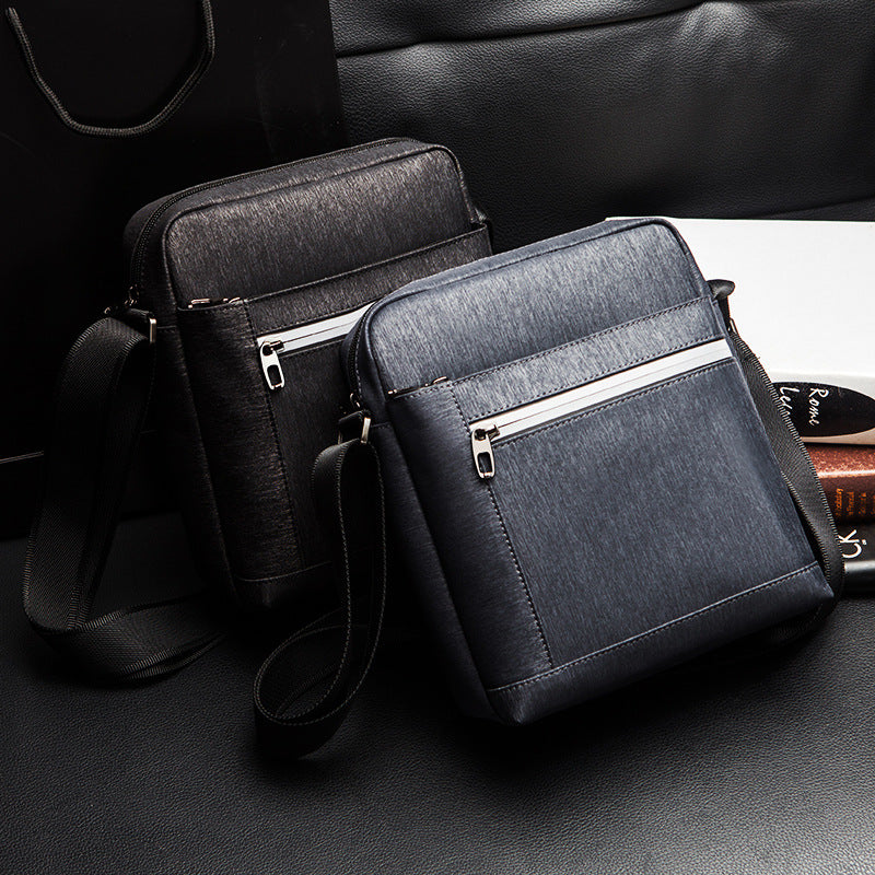 Men's Trendy Fashion Oxford Cloth Vertical Men's Shoulder Bags