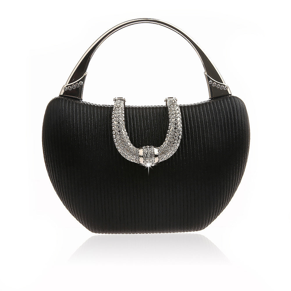 Women's Color Box Sequined Mobile Sweet Fashion Evening Bags