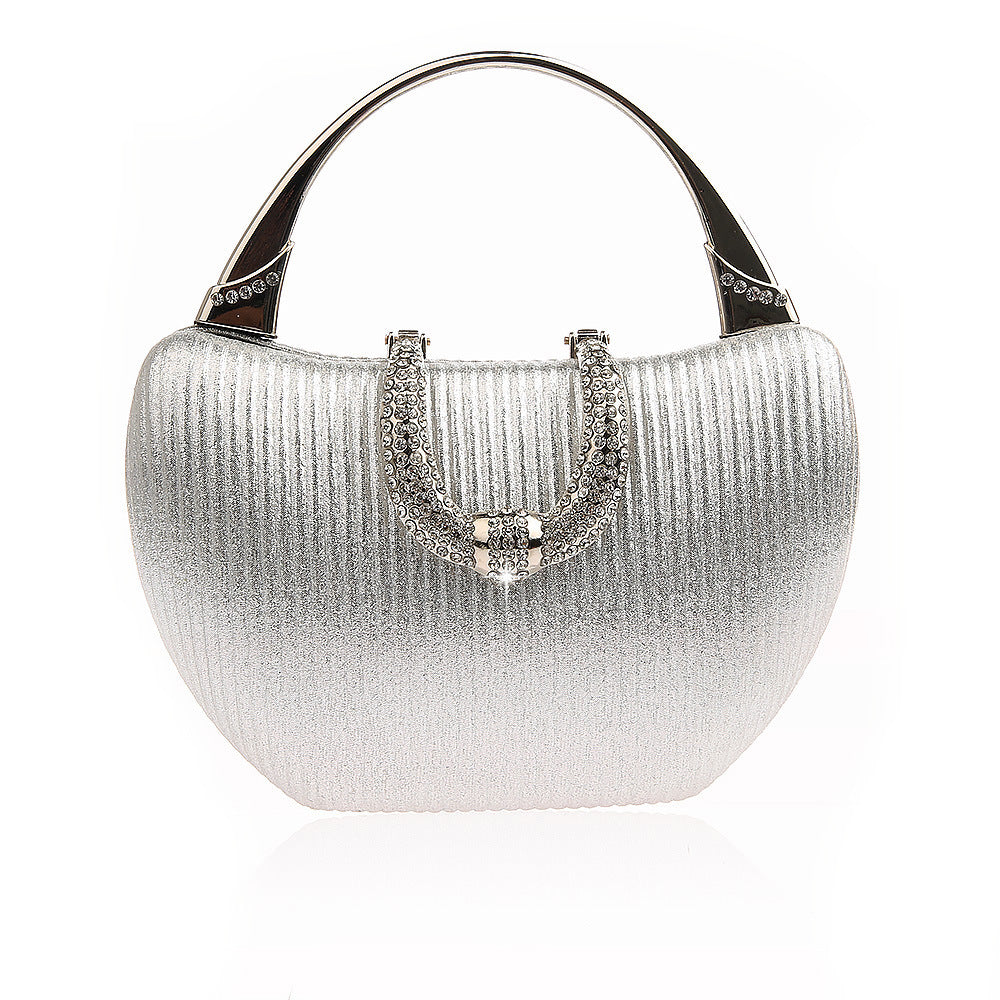 Women's Color Box Sequined Mobile Sweet Fashion Evening Bags