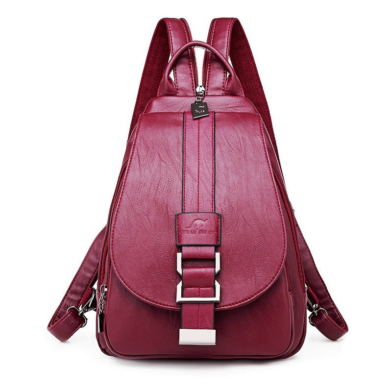 Women's Classy Retro Fashion Soft Leather Backpacks