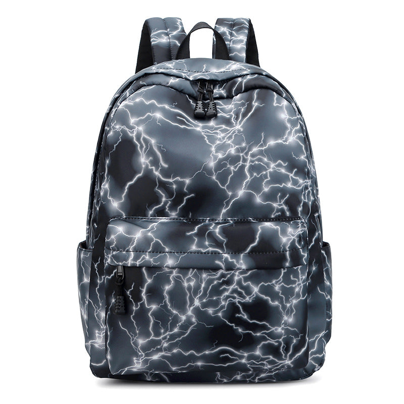 Women's & Men's & Junior Canvas Printing Starry Sky Backpacks