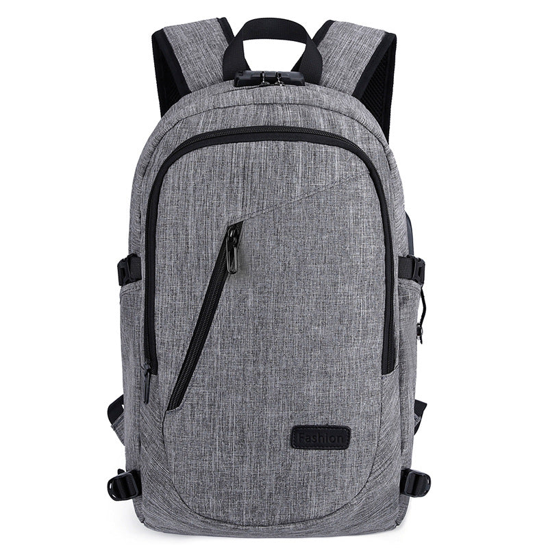 Men's Printed Oxford Cloth Business College Computer Backpacks