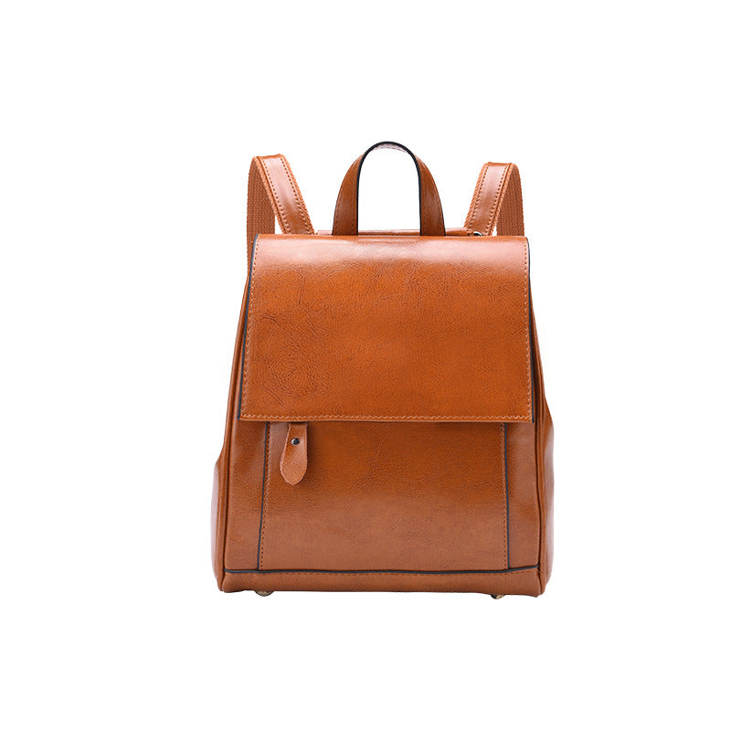 Women's Large Capacity Genuine Leather Retro Fashion Backpacks