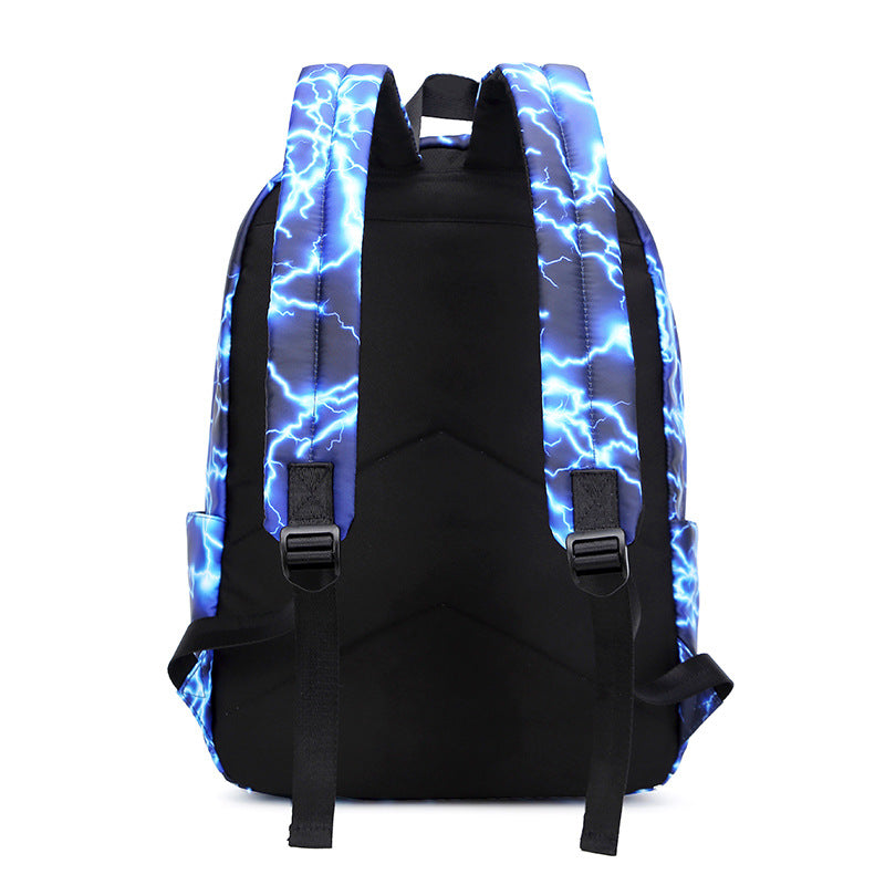 Women's & Men's & Junior Canvas Printing Starry Sky Backpacks
