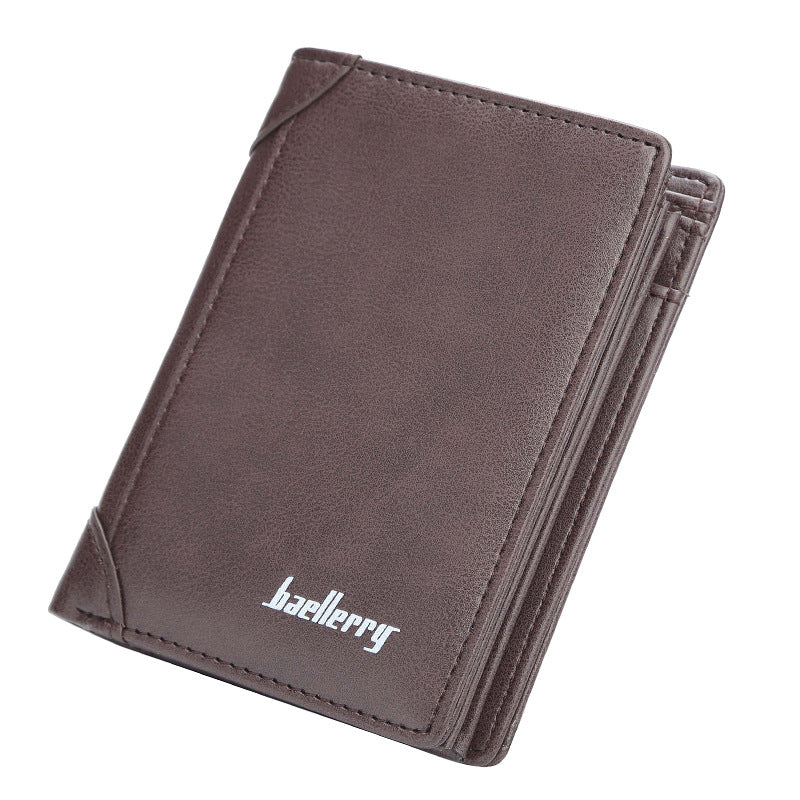Men's Driving License Cover Short Retro Documents Men's Wallet