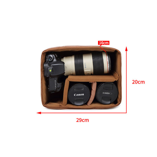 Beautiful Liner Portable Lens Storage Size Bags
