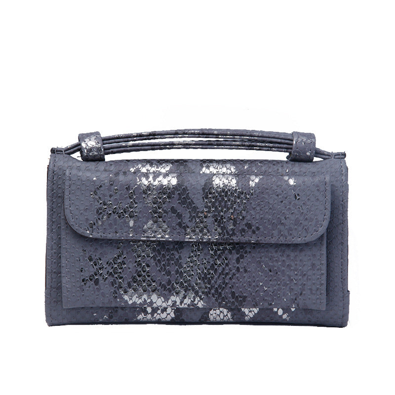Women's Korean Style Wrist Snake Pattern Clutch Ladies Wallets