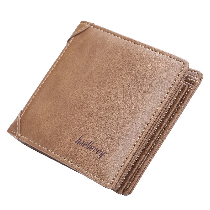 Men's Driving License Cover Short Retro Documents Men's Wallet