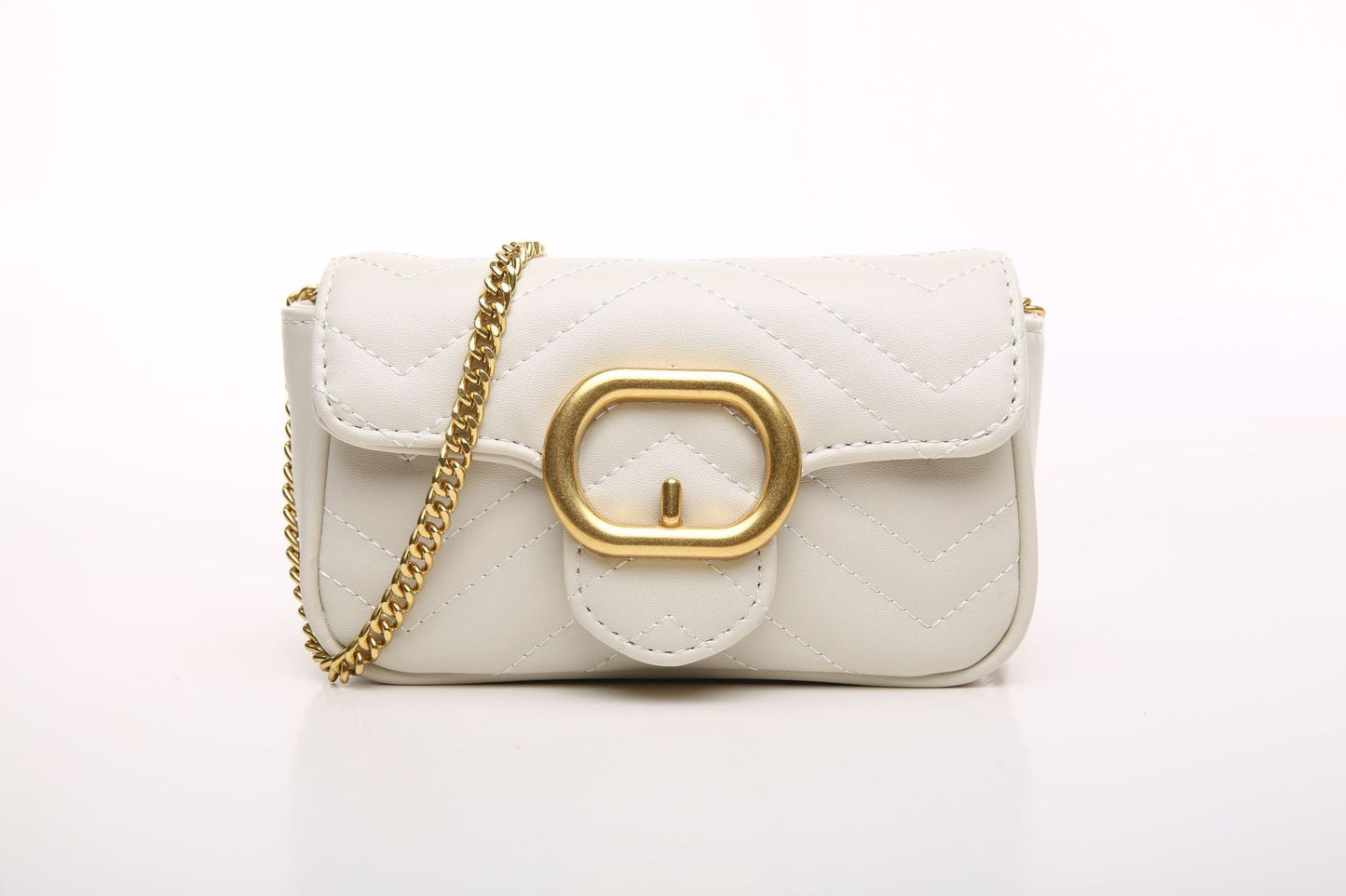 Women's Stylish British Style Classic Iron Chain Crossbody Bags