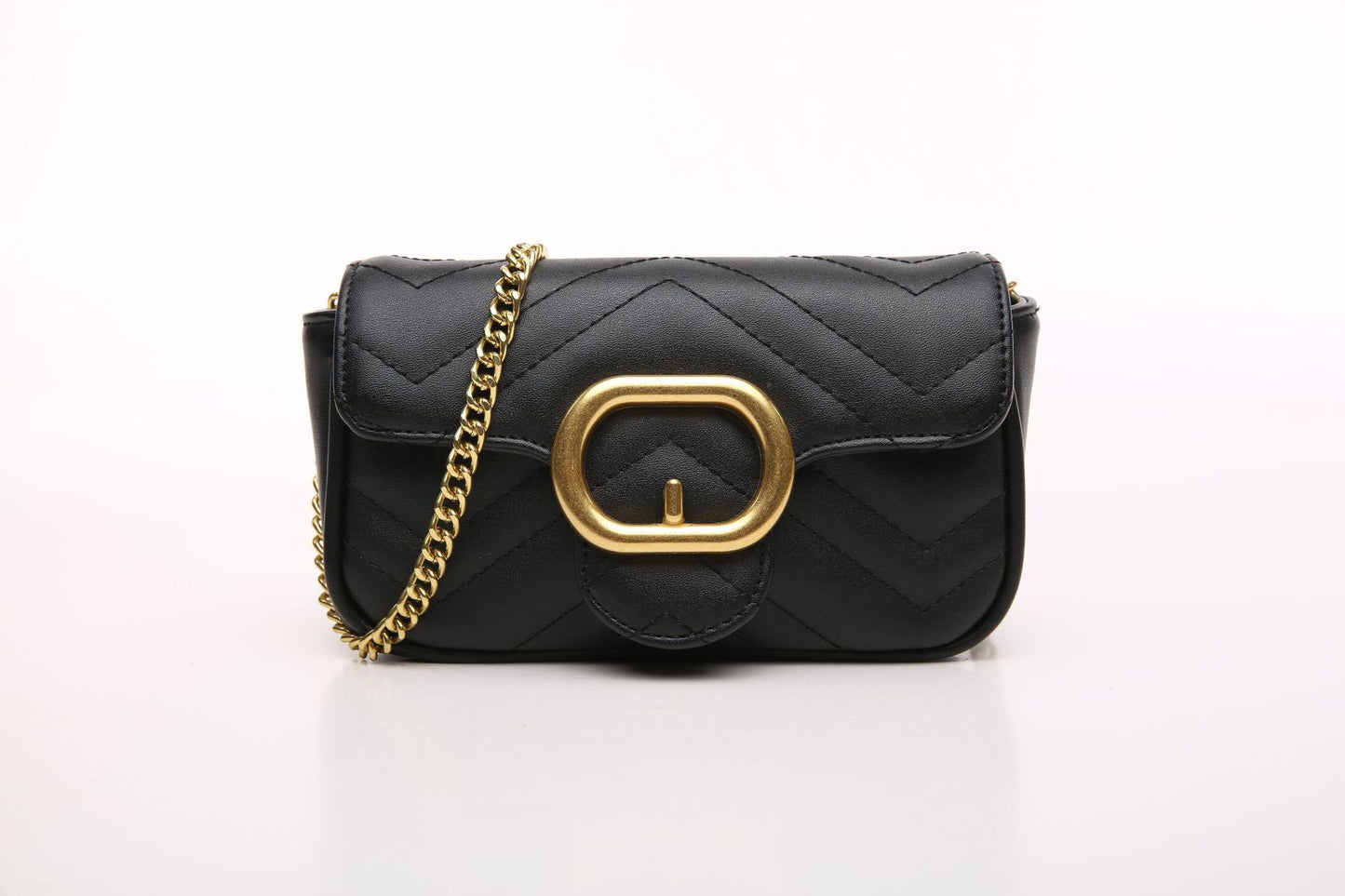 Women's Stylish British Style Classic Iron Chain Crossbody Bags