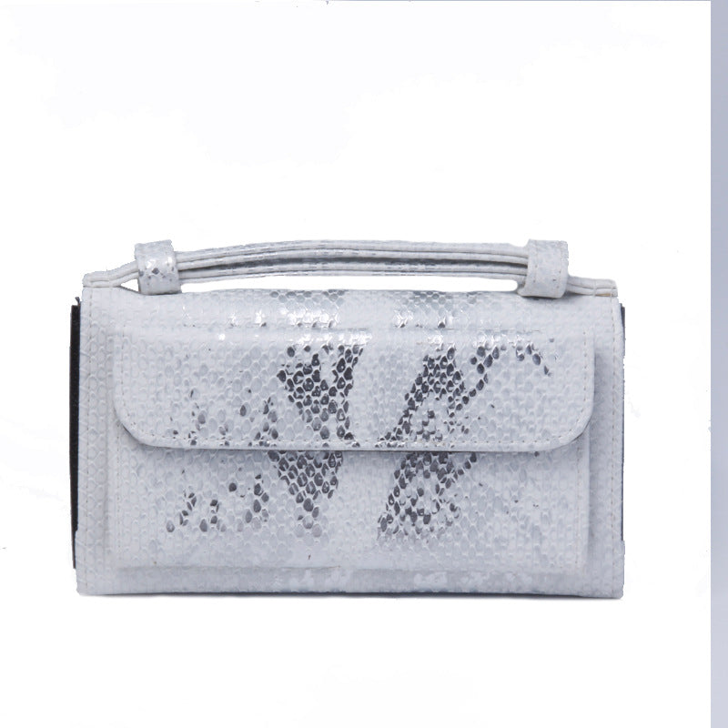 Women's Korean Style Wrist Snake Pattern Clutch Ladies Wallets