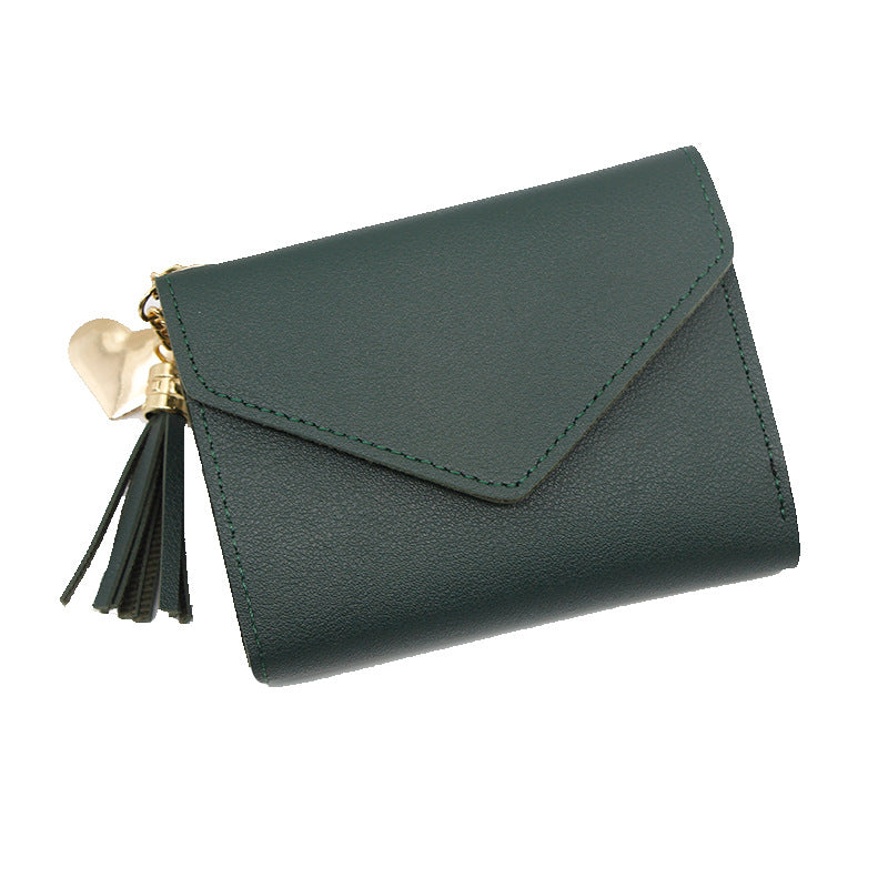 Women's Short Chic Clutch Large Capacity Little Ladies Wallet