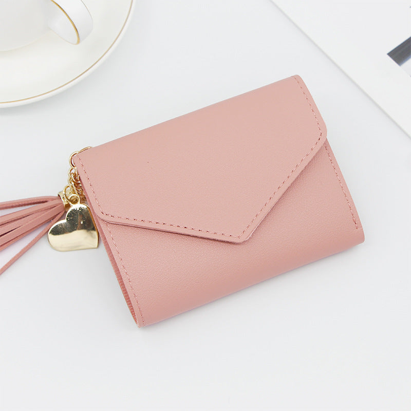 Women's Short Chic Clutch Large Capacity Little Ladies Wallet