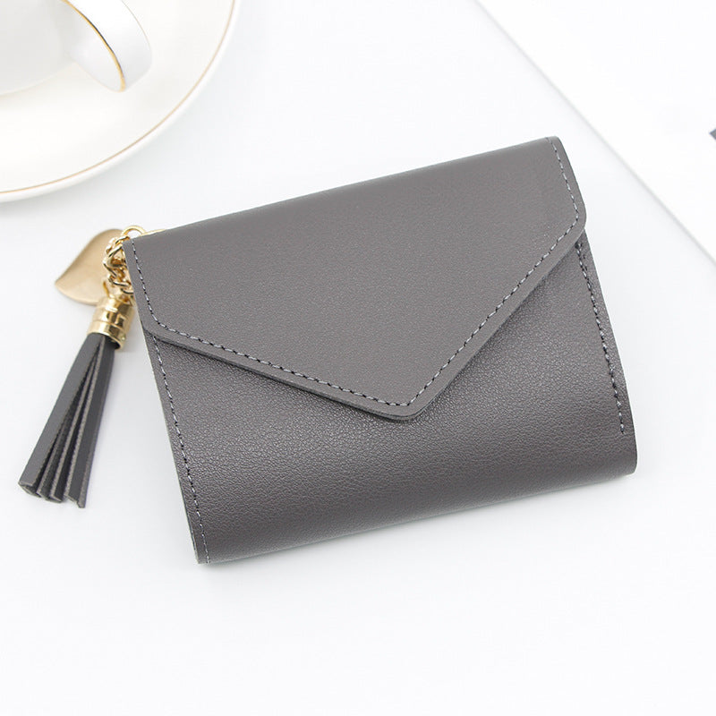 Women's Short Chic Clutch Large Capacity Little Ladies Wallet