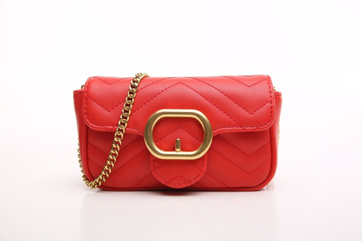 Women's Stylish British Style Classic Iron Chain Crossbody Bags