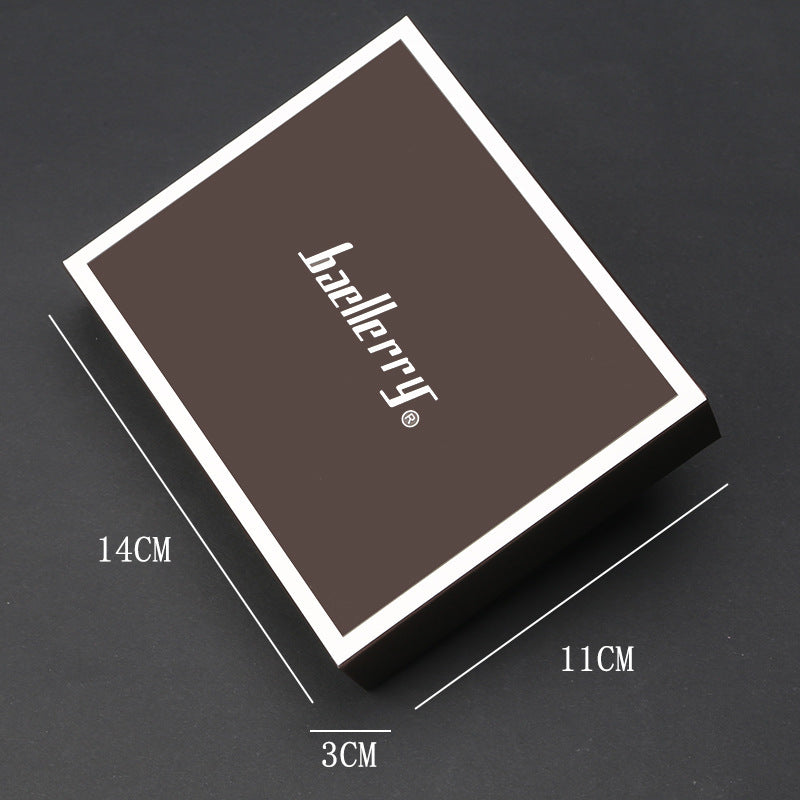 Gift Box Clutch Folding Fashion Paper Packaging Men's Wallet