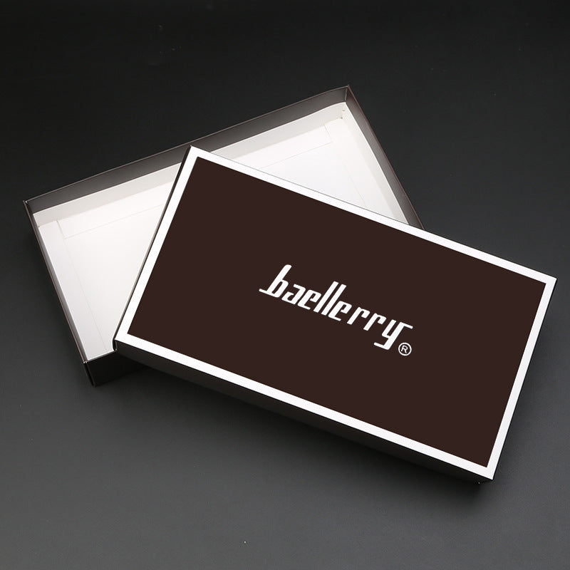Gift Box Clutch Folding Fashion Paper Packaging Men's Wallet
