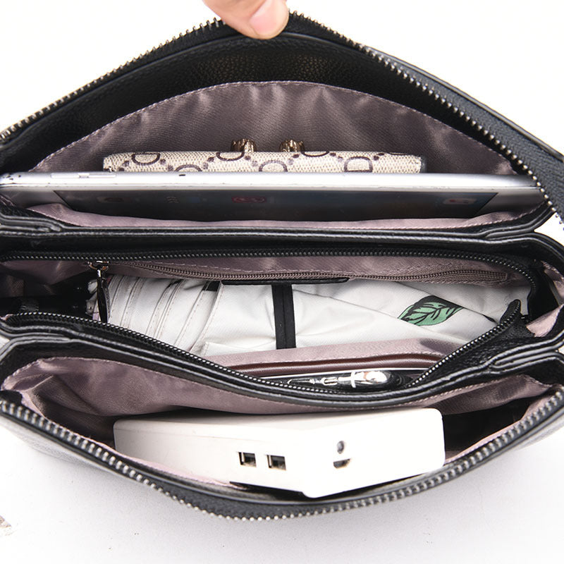 Women's Korean Versatile Fashionable Mom Generous Bags