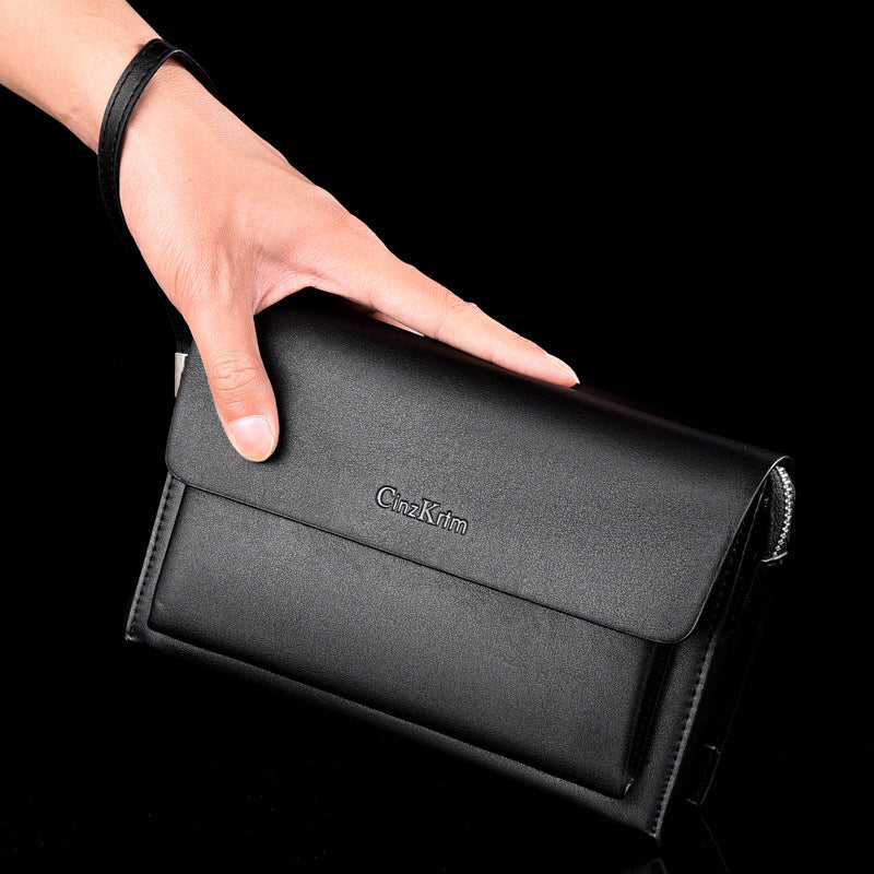 Men's Combination Clutch Large Capacity Leather Business Men's Handbags