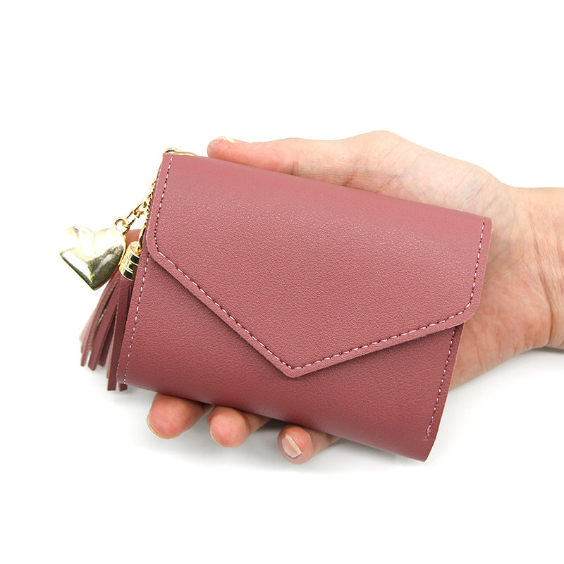 Women's Short Chic Clutch Large Capacity Little Ladies Wallet