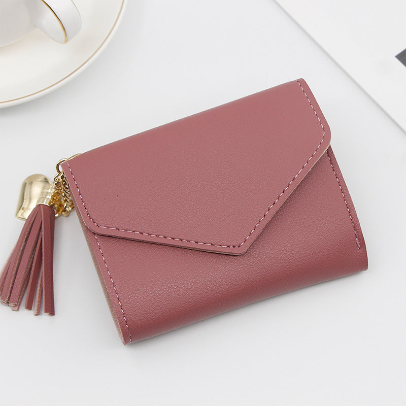 Women's Short Chic Clutch Large Capacity Little Ladies Wallet