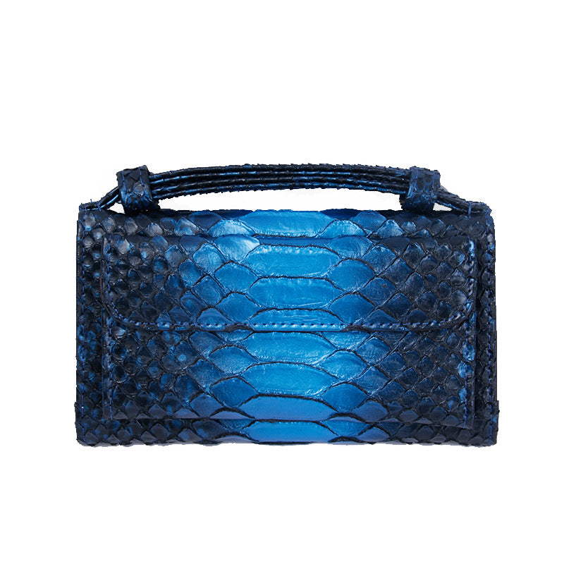 Women's Korean Style Snake Pattern Clutch Chain Ladies Wallets