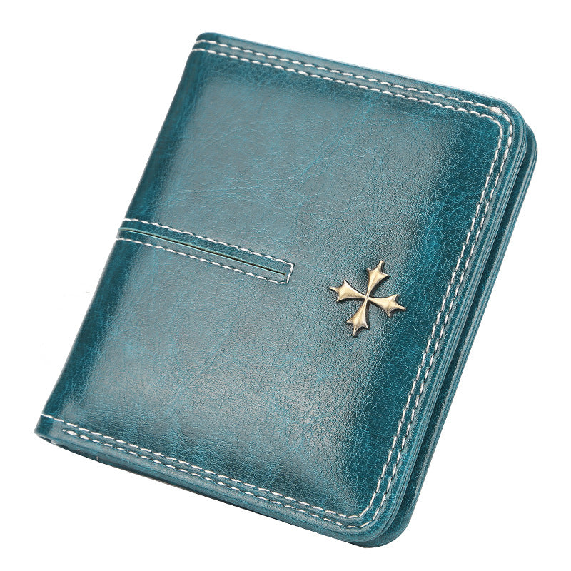 Women's Niche Short High-grade Zipper Fashion Retro Coin Purses