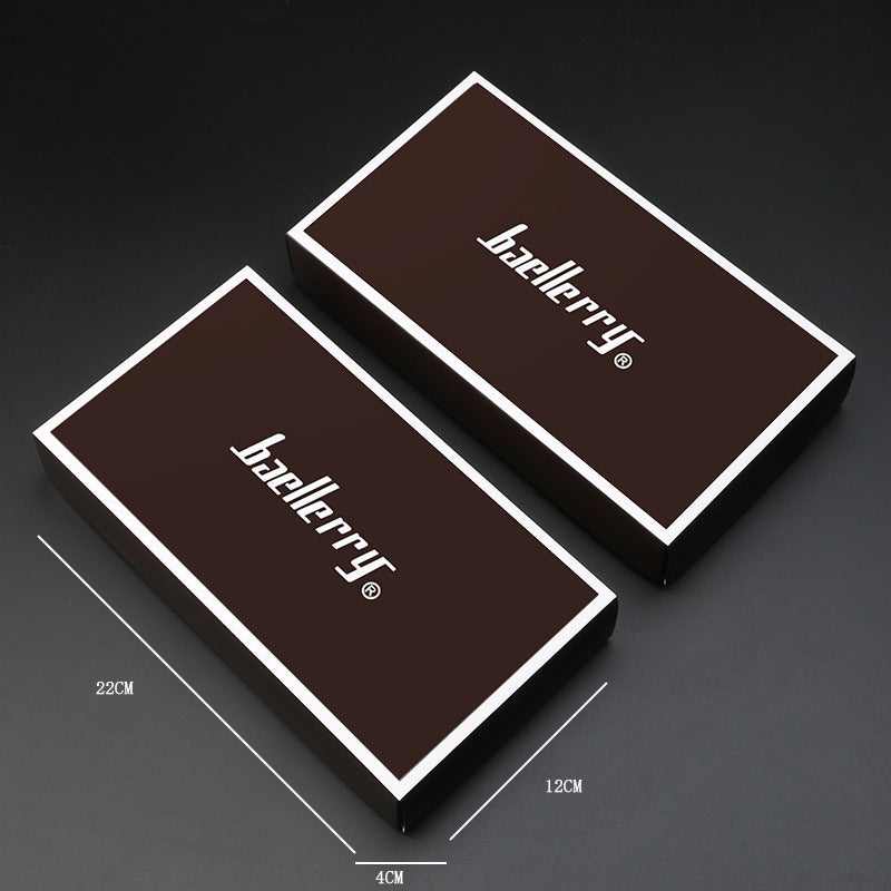 Gift Box Clutch Folding Fashion Paper Packaging Men's Wallet