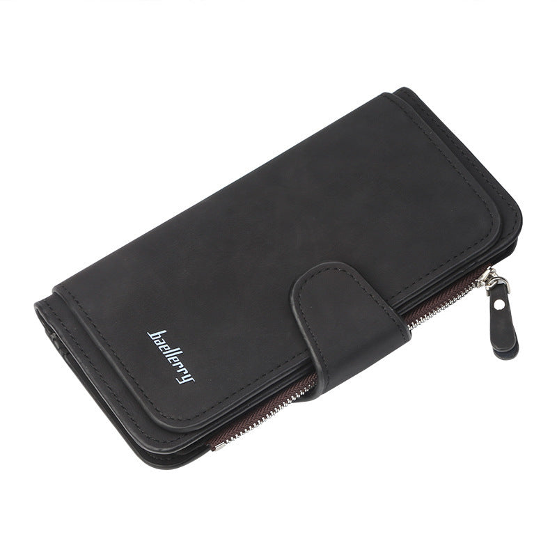 Women's Long Korean Style Multiple Slots Zipper Ladies Wallet