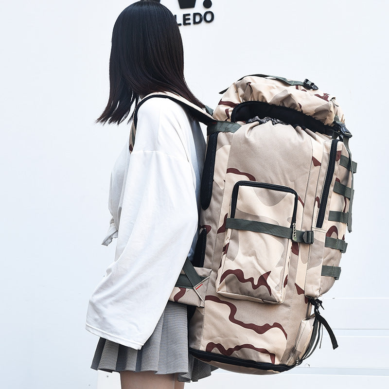 Trendy Large Capacity Expansion Camouflage Moving Backpacks