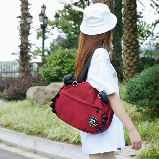 Patch Crab Female Summer Cute College Shoulder Bags