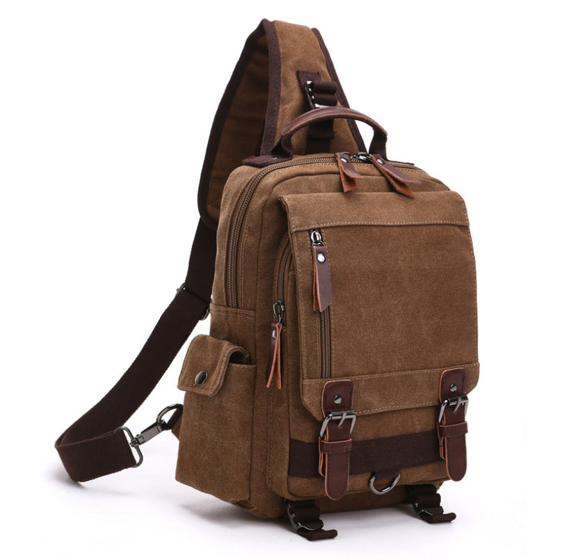 Women's & Men's & Korean Style For Canvas Fashion Business Commute Computer One Backpacks