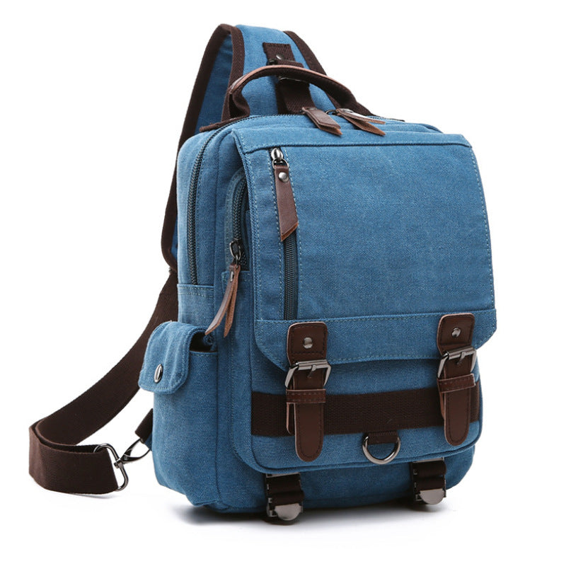 Women's & Men's & Korean Style For Canvas Fashion Business Commute Computer One Backpacks
